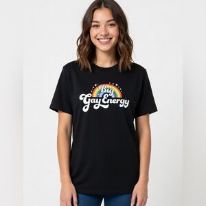 Big Gay Energy Graphic Tee Shirt